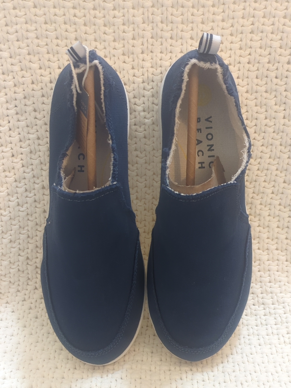 Vionic Navy Slip-On Women's Sneakers